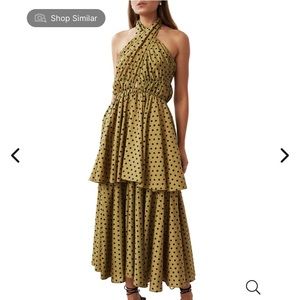 NWT Mon Renn Roselyn MIDI Dress, size S